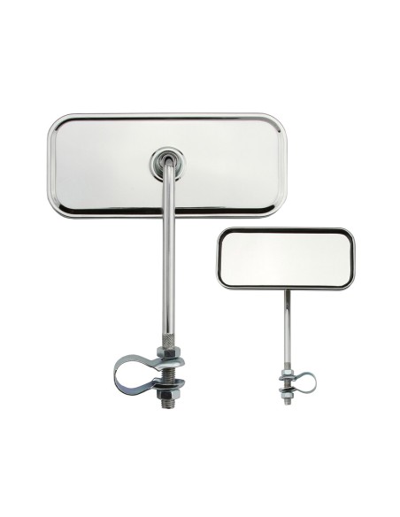 Rectangle Mirror All Chrome.